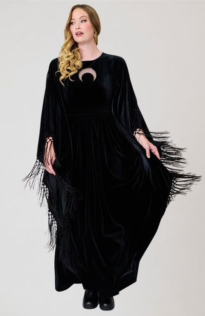 Unique Vintage Unique Vintage 1960s Flutter Sleeve Caftan