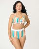 Unique Vintage Unique Vintage Bow Halter Swim Top - 3