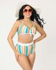 Unique Vintage Unique Vintage Bow Halter Swim Top - 4