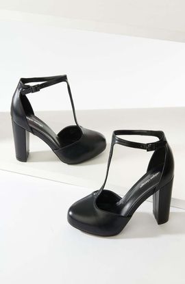 Unique Vintage Unique Vintage Leatherette T-Strap Astaire Pumps