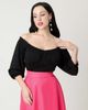 Unique Vintage Unique Vintage Peasant Sleeve Blouse - 1