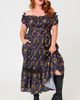 Unique Vintage Unique Vintage Plus Size 1950s Tiered Midi Skirt - 4