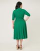 Unique Vintage Unique Vintage Plus Size 1950s Turtleneck Midi Dress - 2