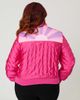 Unique Vintage Unique Vintage Plus Size Quilted Varsity Jacket - 2