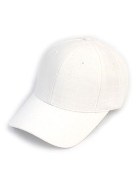 Universal chemistry Linen Muji White Ballcap Linen Hat