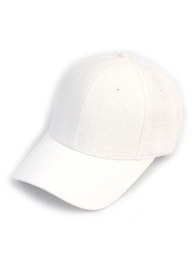Universal chemistry Linen Muji White Ballcap Linen Hat