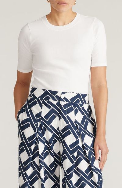 Universal Standard Universal Standard Classic Rib Short Sleeve Top