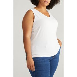 Universal Standard Universal Standard Double V Stretch Cotton Tank