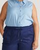 Universal Standard Universal Standard Perfect Sleeveless Chambray Shirt - 1