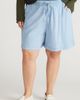 Universal Standard Universal Standard Perfect Stretch Tencel™ Lyocell Chambray Shorts - 1