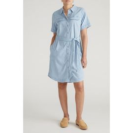 Universal Standard Universal Standard Perfect Tencel Chambray Shirtdress