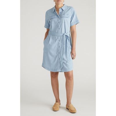 Universal Standard Universal Standard Perfect Tencel Chambray Shirtdress