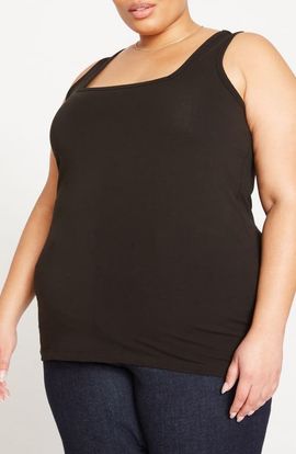 Universal Standard Universal Standard Square Neck Stretch Cotton Tank