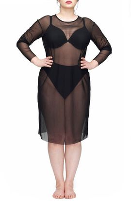 Universal Standard Universal Standard Thames Fog Sheer Dress