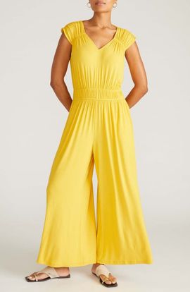 Universal Standard Universal Standard The Zoey Liquid Jersey Wide Leg Jumpsuit