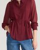 Universal Standard Universal Standard Tie Waist Chiffon Shirt - 1
