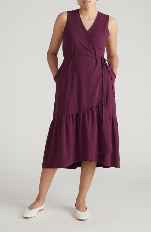 Universal Standard Universal Standard Twirl Tiered Wrap Dress