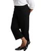 Universal Standard Universal Standard Womens Plus Bae Boyfriend Crop Jeans in Black Wash - 2