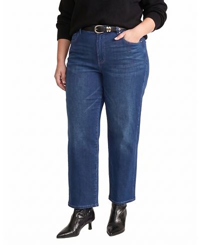 Universal Standard Universal Standard Women's Plus Bae Boyfriend Jeans in Berkeley Blue