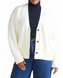 Universal Standard Universal Standard Women's Plus Cable Knit Cardigan