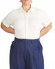 Universal Standard Universal Standard Women's Plus Chelsea Liquid Jersey Short Sleeve Shirt - 1