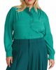 Universal Standard Universal Standard Women's Plus Endora Stretch Cupro Blouse - 1