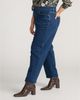 Universal Standard Universal Standard Women's Plus Etta Straight Leg Jeans in Buffalo Blue - 3