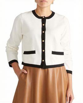 Universal Standard Universal Standard Women's Plus Gabrielle Button-Front Cardigan
