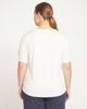 Universal Standard Universal Standard Women's Plus Lily Liquid Jersey V-Neck Stovepipe Tee - 2
