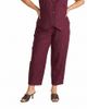 Universal Standard Universal Standard Women's Plus Lou Barrel Leg Linen Pants - 1