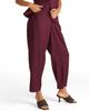 Universal Standard Universal Standard Women's Plus Lou Barrel Leg Linen Pants - 3