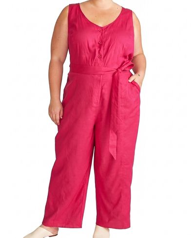 Universal Standard Universal Standard Women's Plus Matilda Linen Jumpsuit