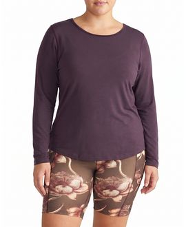 Universal Standard Universal Standard Women's Plus Mia Long Sleeve Movement Tee