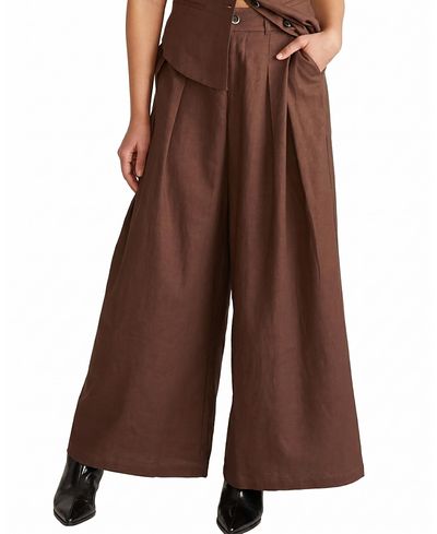 Universal Standard Universal Standard Women's Plus Palais Stretch Linen Wide Leg Pant