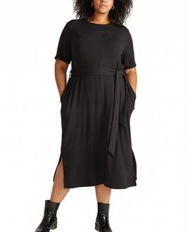 Universal Standard Universal Standard Women's Plus TravelKnit Belted Dress