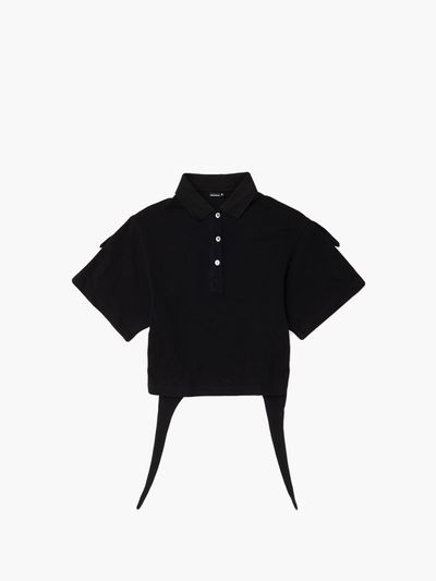 UNKNOWN BLUE Back Circle PK T-shirt [Black]