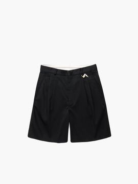 UNKNOWN BLUE Classic Standard Half Pants [BLACK]