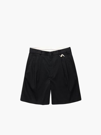 UNKNOWN BLUE Classic Standard Half Pants [BLACK]