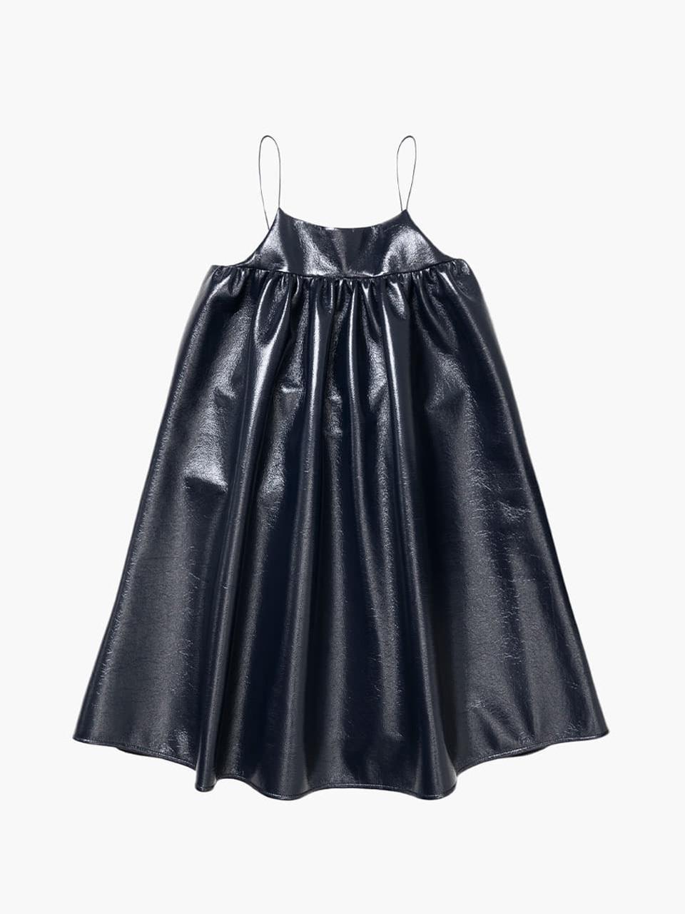 UNKNOWN BLUE Ethereal Weightless Cloud Dress [Navy]