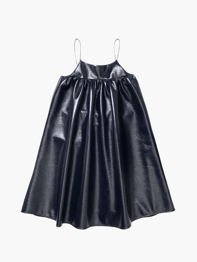 UNKNOWN BLUE Ethereal Weightless Cloud Dress [Navy]
