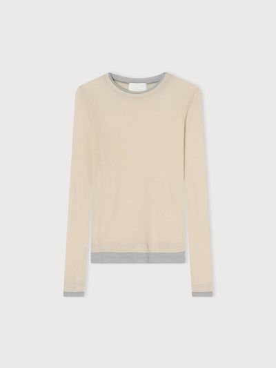 unless DOUBLE LAYERED LONG SLEEVELESS T-SHIRT [Buttery Yellow]
