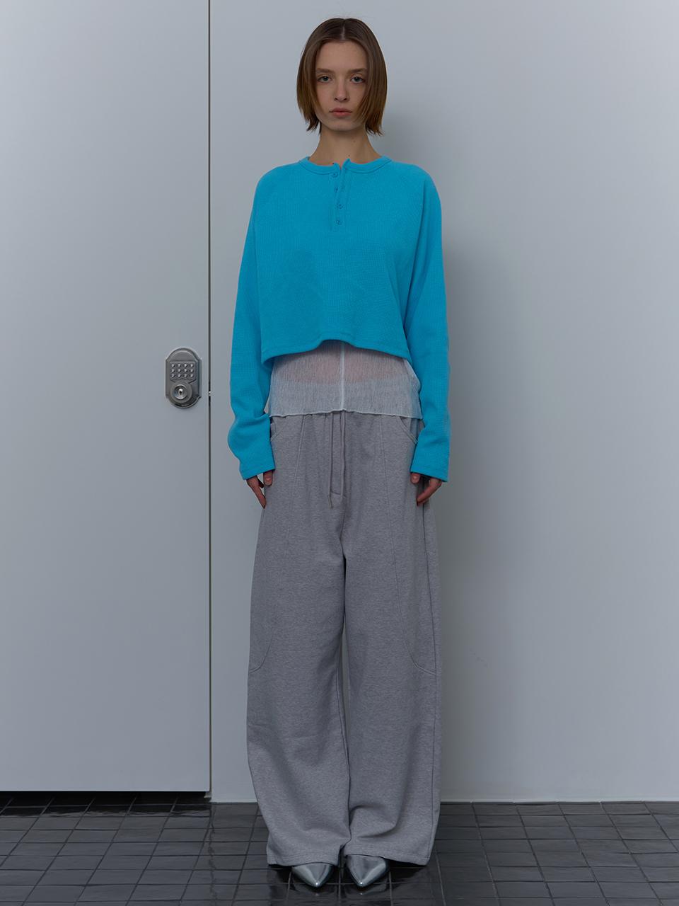 unless LINE 2WAY JOGGER PANTS [GRAY]