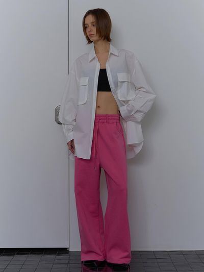 unless POKET BIO COTTON SHIRT [WHITE]