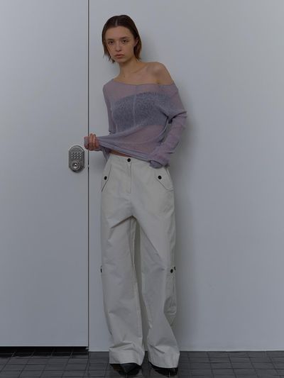 unless POKET CARGO PANTS [CREAM]