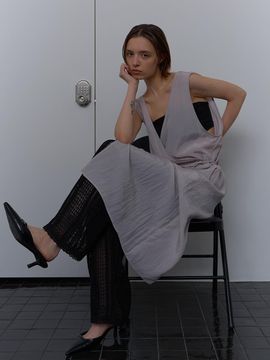 unless PUNCHING LACE PANTS [BLACK]