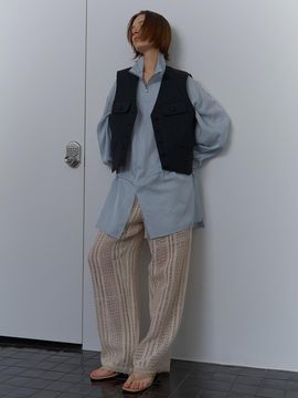 unless PUNCHING LACE PANTS [CREAM]