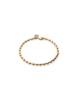 Unode50 Unode50 18K Gold-Plated Charm Bracelet with Oval Links