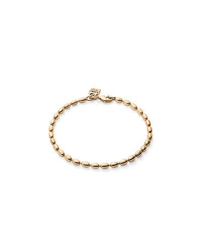 Unode50 Unode50 18K Gold-Plated Charm Bracelet with Oval Links