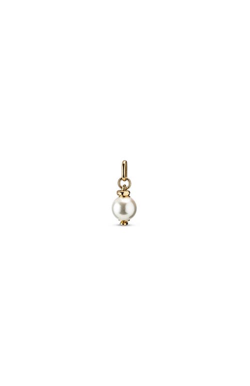 UNODE50 UNODE50 18K Gold-Plated Charm with White Pearl 