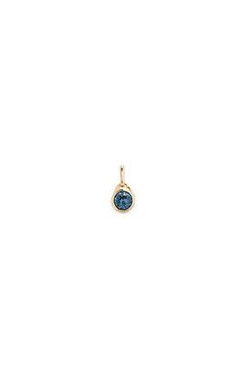 UNODE50 UNODE50 18K Gold-Plated Circular Charm with Crystal 